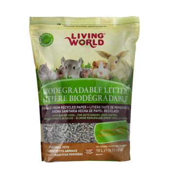 Living World Litière pour animaux de papier recyclé en granule 10L - Boutique Le Jardin Des Animaux -litière pour petit mammifèreBoutique Le Jardin Des Animaux61274