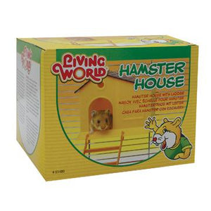 Living World Maison avec échelle pour hamster - Boutique Le Jardin Des Animaux -Accessoire petit mammifèreBoutique Le Jardin Des Animaux61480