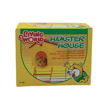 Living World Maison avec échelle pour hamster - Boutique Le Jardin Des Animaux -Accessoire petit mammifèreBoutique Le Jardin Des Animaux61480