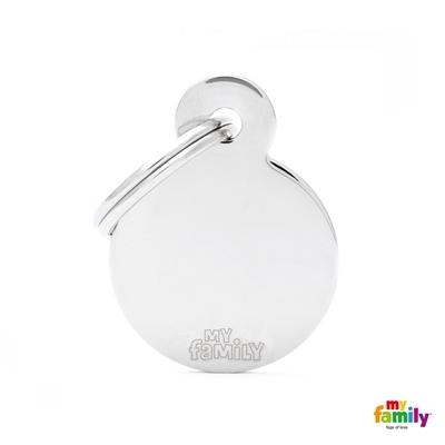 Médaille collection basic, ROND GRAND, couleurs variées - Boutique Le Jardin Des Animaux -médailleBoutique Le Jardin Des Animaux