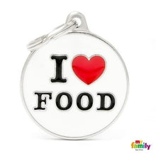 Charger l&#39;image dans la galerie, Médaille collection Charms, &quot;I LOVE FOOD&quot;, GRAND - Boutique Le Jardin Des Animaux -médailleBoutique Le Jardin Des AnimauxCH17LOVEFOOD
