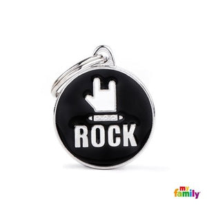 Médaille collection Charms, "ROCK", MOYEN - Boutique Le Jardin Des Animaux -médailleBoutique Le Jardin Des AnimauxCH17MROCK