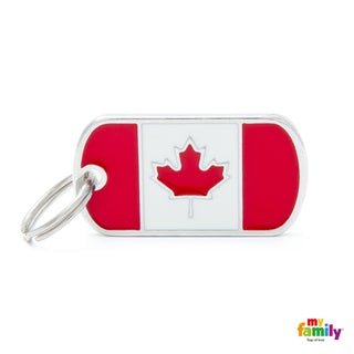 Médaille collection flags , DRAPEAU CANADA - Boutique Le Jardin Des Animaux -médailleBoutique Le Jardin Des AnimauxFLCAN01