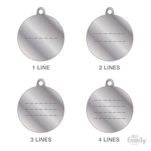 Load image into Gallery viewer, Médaille collection SHINE, CIRCLE GLITTER OR, GRAND - Boutique Le Jardin Des Animaux -médailleBoutique Le Jardin Des AnimauxGL04BIGOLD
