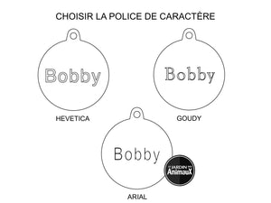 Médaille collection SHINE, CIRCLE GLITTER ROSE, PETIT - Boutique Le Jardin Des Animaux -médailleBoutique Le Jardin Des AnimauxGL04SMALLPINK