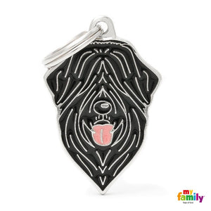 Médaille pour chien collection Friends, BOUVIER DES FLANDRES, TERRIER RUSSE - Boutique Le Jardin Des Animaux -médailleBoutique Le Jardin Des AnimauxMF101