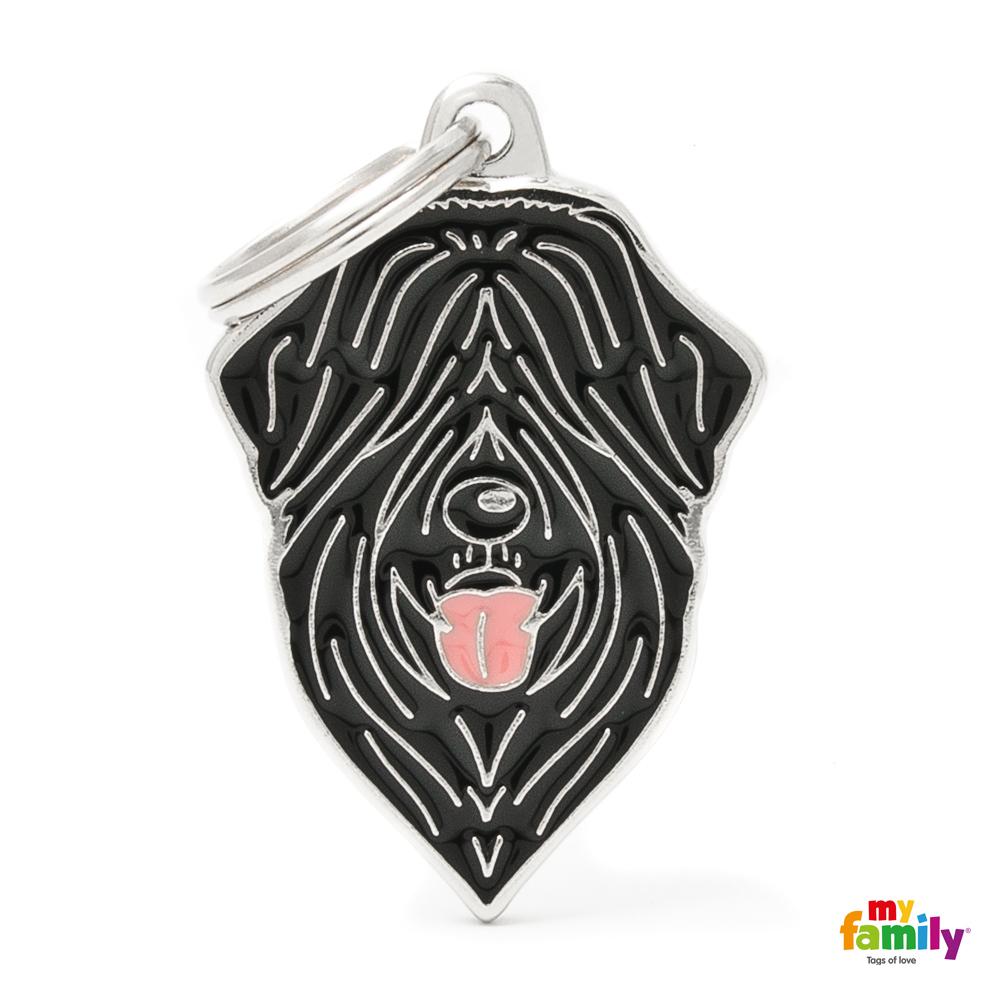 Médaille pour chien collection Friends, BOUVIER DES FLANDRES, TERRIER RUSSE - Boutique Le Jardin Des Animaux -médailleBoutique Le Jardin Des AnimauxMF101