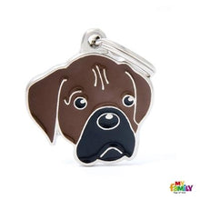 Load image into Gallery viewer, Médaille pour chien collection Friends, BOXER, Couleurs variées - Boutique Le Jardin Des Animaux -médailleBoutique Le Jardin Des AnimauxMF34
