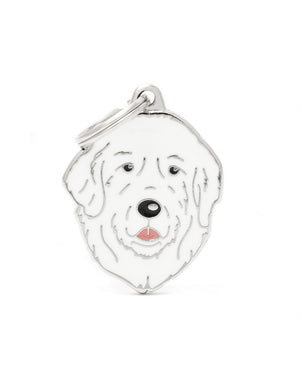 Médaille pour chien collection Friends, CHIEN PATOU - Boutique Le Jardin Des Animaux -médailleBoutique Le Jardin Des AnimauxMF98