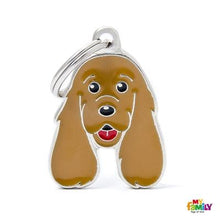 Load image into Gallery viewer, Médaille pour chien collection Friends, ÉPAGNEUIL COCKER, Couleurs variées - Boutique Le Jardin Des Animaux -médailleBoutique Le Jardin Des AnimauxMF12
