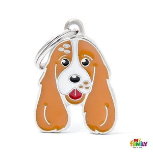 Médaille pour chien collection Friends, ÉPAGNEUIL COCKER, Couleurs variées - Boutique Le Jardin Des Animaux -médailleBoutique Le Jardin Des AnimauxMF12WHITEBROWN