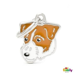 Médaille pour chien collection Friends, JACK RUSSELL, couleurs variées - Boutique Le Jardin Des Animaux -médailleBoutique Le Jardin Des AnimauxMF100