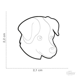 Médaille pour chien collection Friends, JACK RUSSELL, couleurs variées - Boutique Le Jardin Des Animaux -médailleBoutique Le Jardin Des AnimauxMF25ORANGE