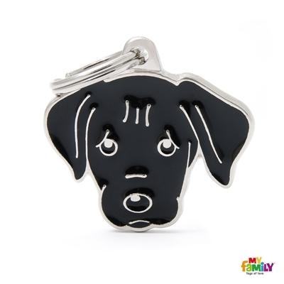 Médaille pour chien collection Friends, LABRADOR, Couleurs variées - Boutique Le Jardin Des Animaux -médailleBoutique Le Jardin Des AnimauxMF31BLACK