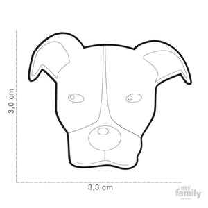 Médaille pour chien collection Friends, PITBULL, Couleurs variées - Boutique Le Jardin Des Animaux -médailleBoutique Le Jardin Des AnimauxMF06