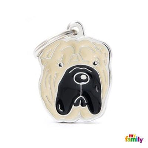 Médaille pour chien collection Friends, Shar Pei, Couleurs variées - Boutique Le Jardin Des Animaux -médailleBoutique Le Jardin Des AnimauxMF05N