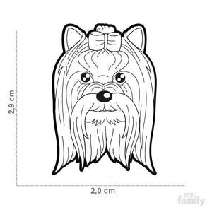 Médaille pour chien collection Friends, YORKSHIRE - Boutique Le Jardin Des Animaux -médailleBoutique Le Jardin Des AnimauxMF07N