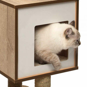 Meuble High Base Vesper – chêne, arbre à chat - Boutique Le Jardin Des Animaux -Griffoir, meuble et litBoutique Le Jardin Des Animaux52042