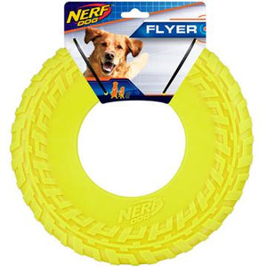 Nerf Dog Disque volant à texture de pneu - Boutique Le Jardin Des Animaux -jouet chienBoutique Le Jardin Des AnimauxVP6830