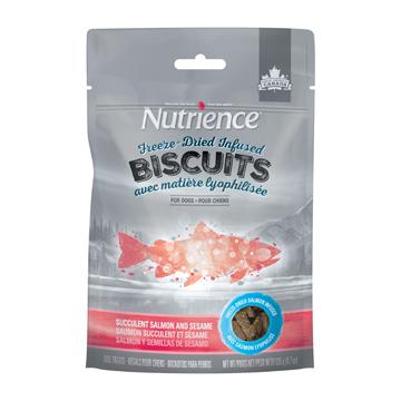 Nutrience Infusion Biscuit saumon et sésame 135g - Boutique Le Jardin Des Animaux -Gâterie pour chienBoutique Le Jardin Des Animauxd6436