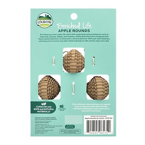 OXBOW Enriched Life - Rondelles de pommes - Boutique Le Jardin Des Animaux -jouet petit mammifèreBoutique Le Jardin Des AnimauxOX96535