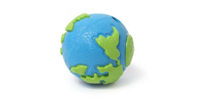 PlanetDog: Balle planète bleue et verte pour chien - Boutique Le Jardin Des Animaux -Jouet chienBoutique Le Jardin Des AnimauxPD00339