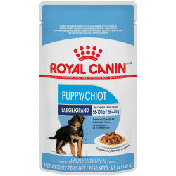 Royal Canin - Pochette de nourriture humide - Grand chiot- Morceaux en sauce 85g
