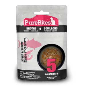 Purebites - Tuna and Shrimp Cat Treats in Broth