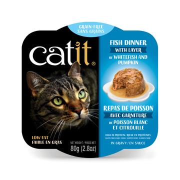 Repas pour chat Catit - Poisson avec poisson blanc et citrouille 80g - Boutique Le Jardin Des Animaux -conserve pour chatBoutique Le Jardin Des Animaux44714