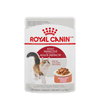 Sachet pour chat Royal Canin - Morceaux en sauce adulte instinctif - Boutique Le Jardin Des Animaux -conserve pour chatBoutique Le Jardin Des AnimauxRCFM085M