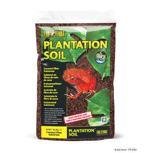 Substrat tropical Plantation Soil Exo Terra en fibres de noix de coco, sac plat, 8,8 L (8 pte) - Boutique Le Jardin Des Animaux -DécorationBoutique Le Jardin Des AnimauxPT2781