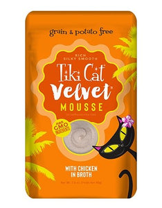 Tiki Cat Velvet mousse, conserve pour chat senior recette de poulet - Boutique Le Jardin Des Animaux -conserve pour chatBoutique Le Jardin Des Animaux201-48003