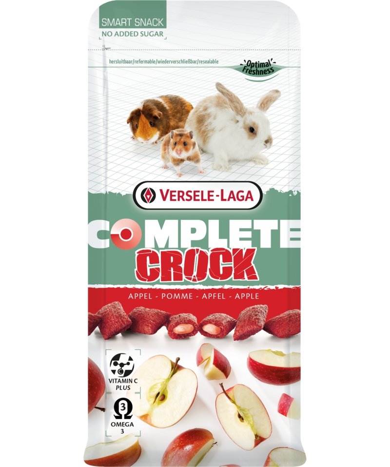 Versele Laga Complete Crock aux pommes 50g - Boutique Le Jardin Des Animaux -Gâterie petit mammifèreBoutique Le Jardin Des Animauxh-461302