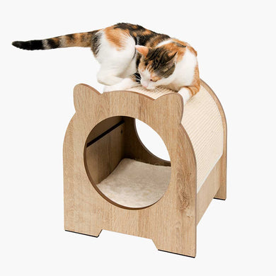 Vesper minou, arbre à chat - Boutique Le Jardin Des Animaux -Griffoir, meuble et litBoutique Le Jardin Des Animaux