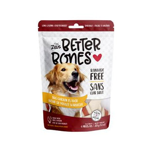 Zeus Better Bones - Os arôme de poulet, paquet de 4 - Boutique Le Jardin Des Animaux -Gâterie pour chienBoutique Le Jardin Des Animaux92743